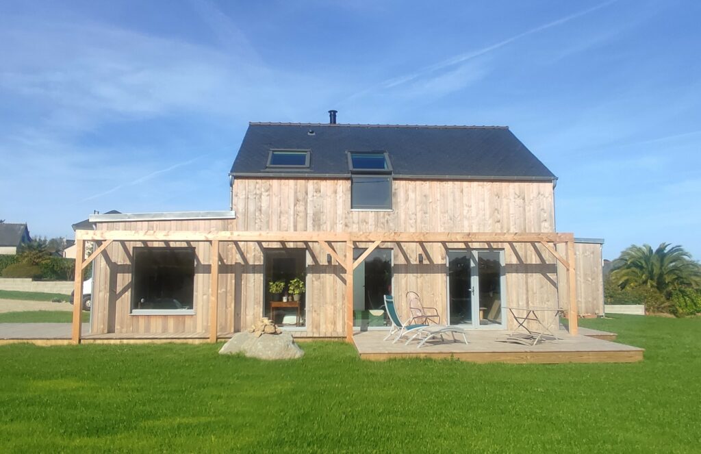Maison Ossature Bois Finistère Conception Guillaume Rétif 1