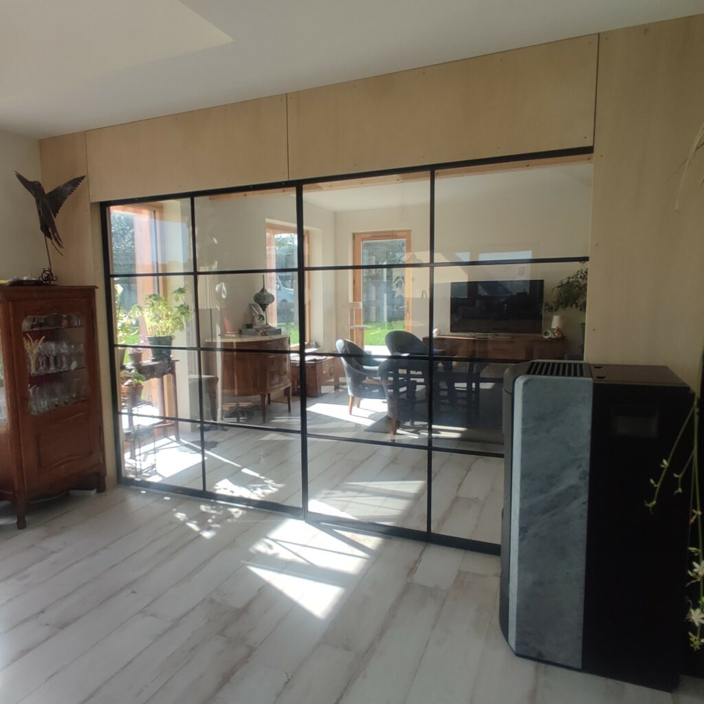 Maison Ossature Bois Finistère Conception Guillaume Rétif verrière